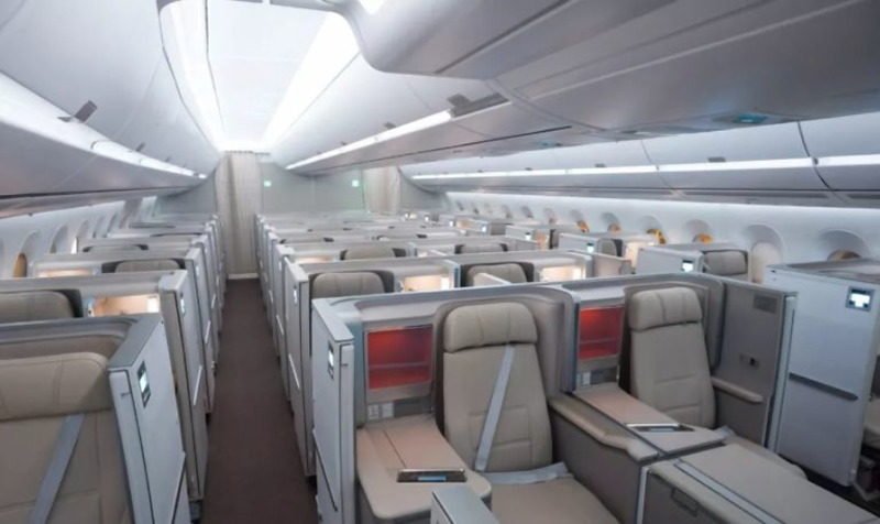 中國東方航空首架A350-900驚豔亮相 全球首發包廂式商務艙 @去旅行新聞網