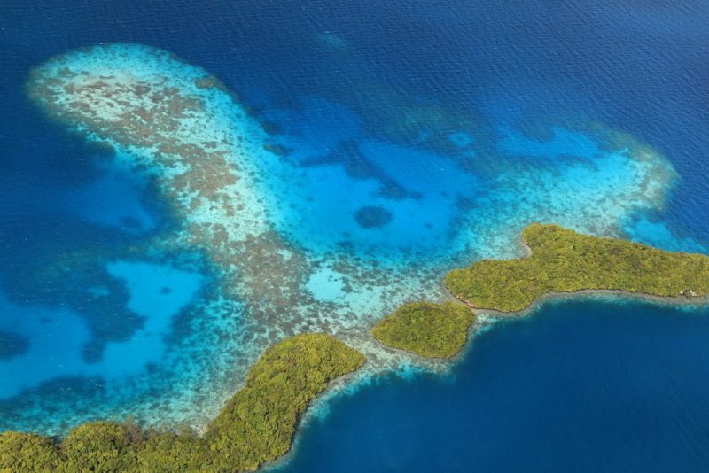 空拍帛琉世界自然遺產 散落南太平洋的綠寶石 @去旅行新聞網