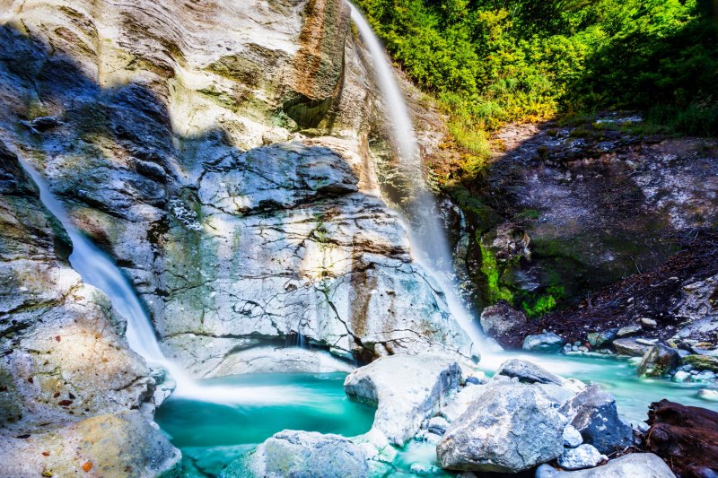 日本秋田四大秘湯 夏日旅行新提案 02川原毛大湯滝
