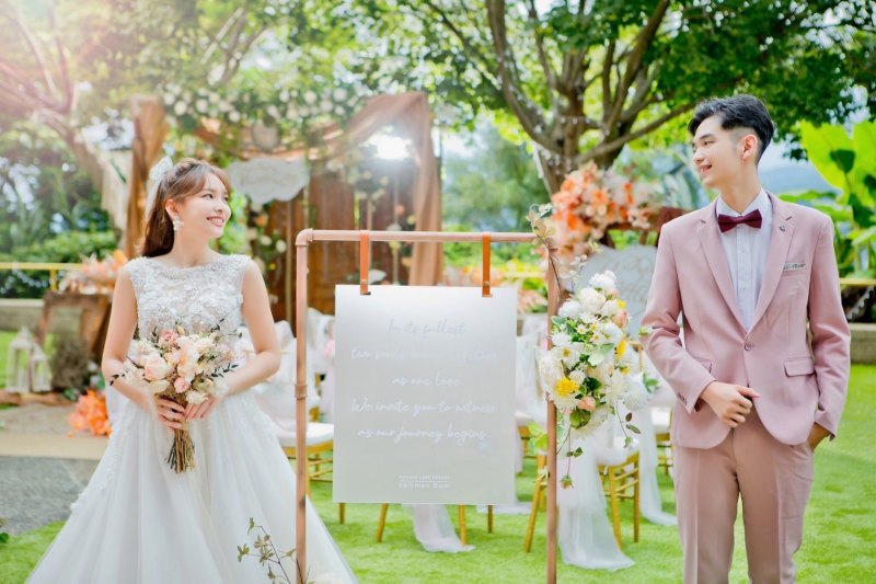 石門福華打造森林系戶外證婚+西式夢幻婚禮 @去旅行新聞網