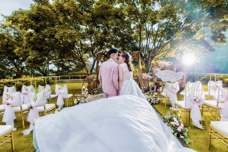 石門福華打造森林系戶外證婚+西式夢幻婚禮 @去旅行新聞網
