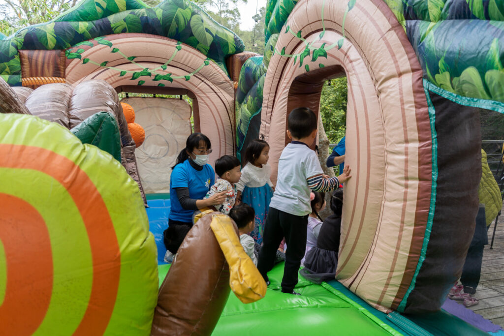 尖山埤春節推出「氣墊泡泡親子樂園」  打造孩子們的快樂天堂   @去旅行新聞網