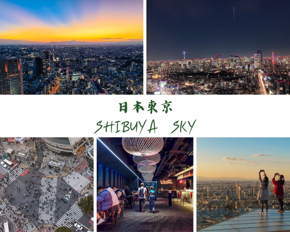 東京澀谷新地標Shibuya Sky 澀谷天空觀景台唯美夕陽夜景 @去旅行新聞網