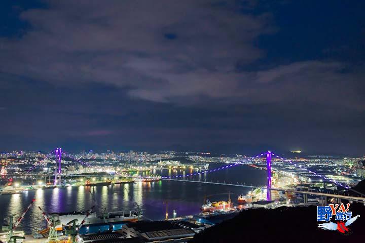 蔚山大橋觀景台賞港埠夜景 韓國東南工業城市宛如璀璨明珠 @去旅行新聞網