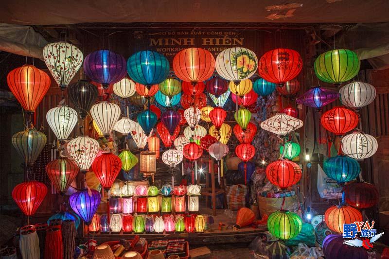 越南世界文化遺產 會安古鎮色彩繽紛的越式燈籠 @去旅行新聞網