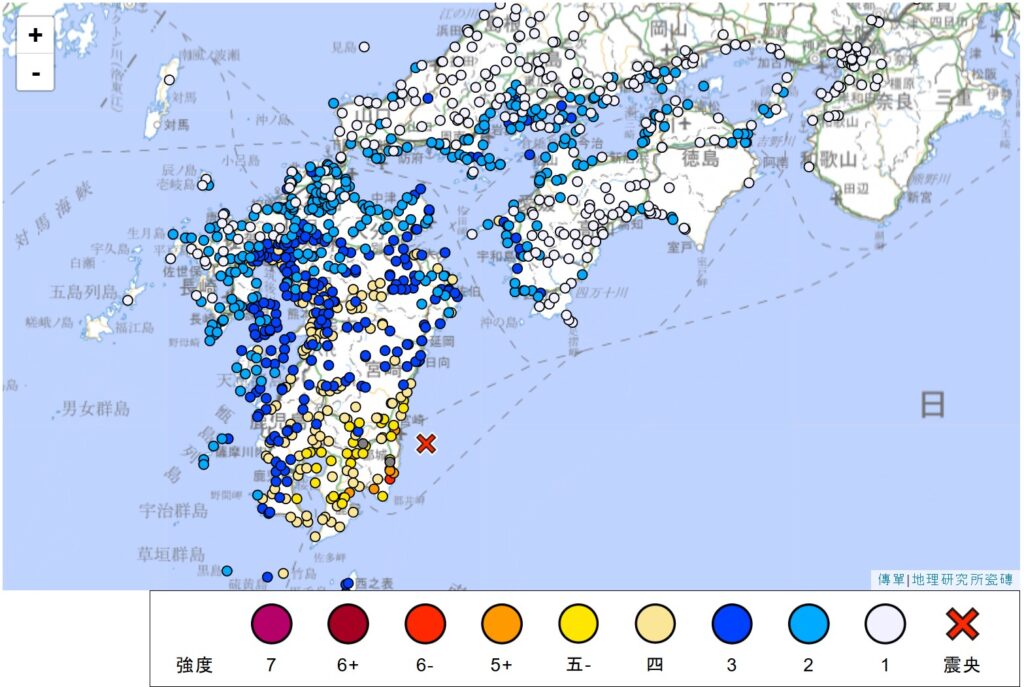 日本地震快訊即時更新！宮崎縣發生規模7.1地震 大崎市一棟建築倒塌 @去旅行新聞網