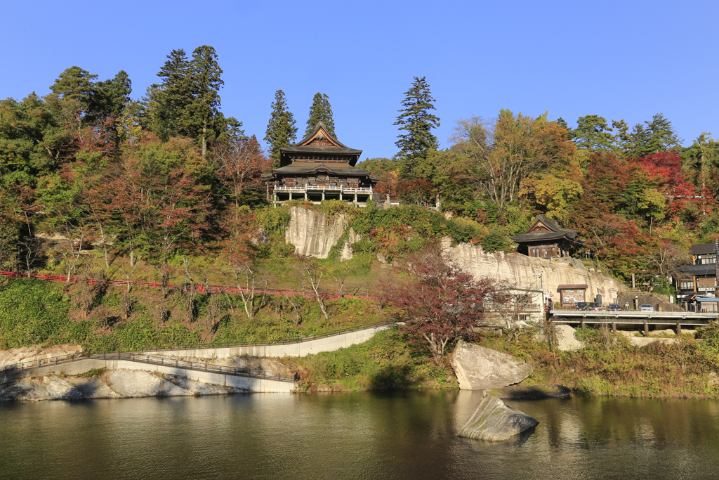 日本東北賞楓推薦 精選福島賞楓景點TOP10 @去旅行新聞網 2.福滿虛空藏菩薩圓藏寺-照片出處(福島縣觀光復興推進委員會)