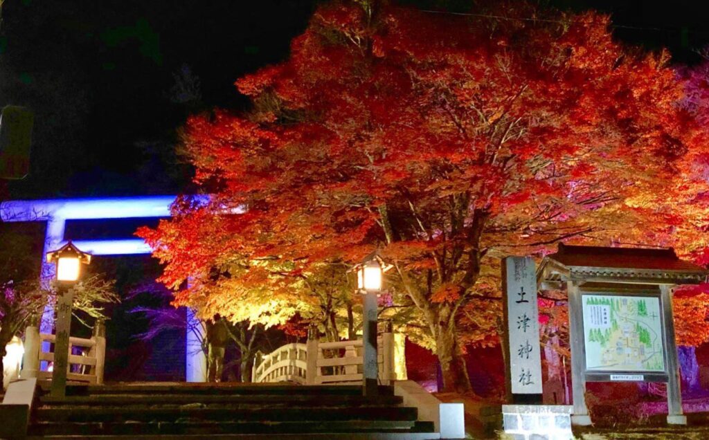 日本東北賞楓推薦 精選福島賞楓景點TOP10 @去旅行新聞網 3.土津神社-照片出處(日本旅遊推廣中心)