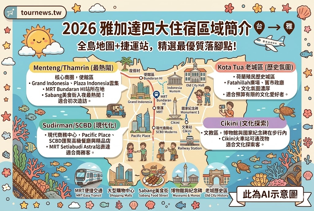 2026雅加達住宿推薦:10間MRT步行即達精選飯店,自由行必住清單 2026雅加達住宿推薦:10間MRT步行即達精選飯店,自由行必住清單