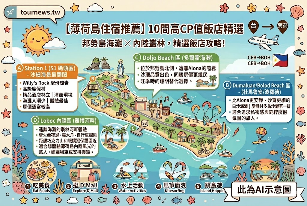 2026愛妮島住宿推薦：10間交通便捷飯店精選，鎮中心到海灘區全攻略 @去旅行新聞網