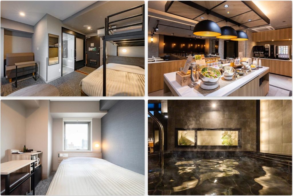 Super Hotel Ikebukuro Nishiguchi 池袋西口天然溫泉超級飯店 - 東京池袋住宿推薦合成圖