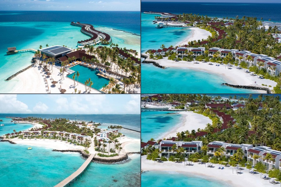 OBLU XPERIENCE Ailafushi 海島度假村航拍