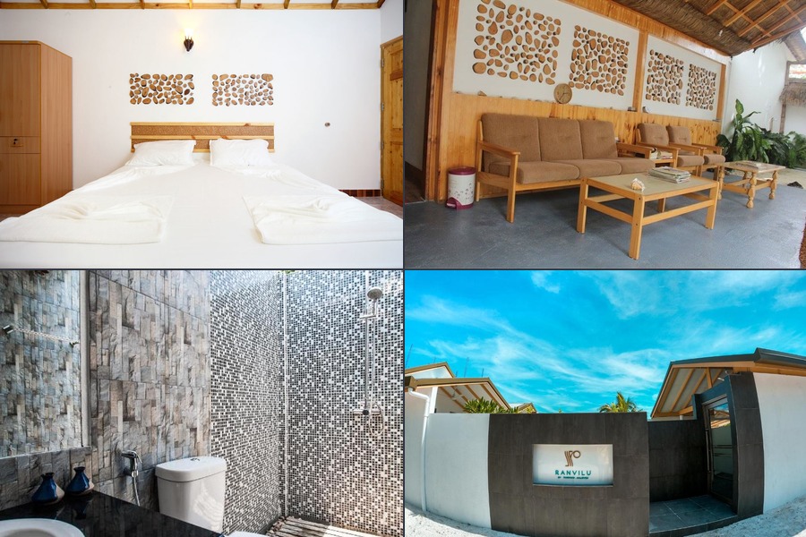 RV Thoddoo Maldives 溫馨民宿臥室