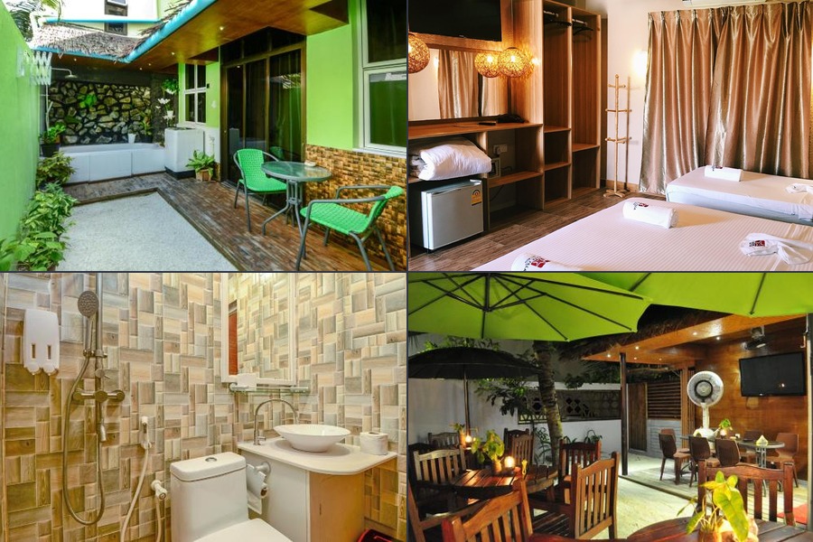 Summer Villa Guest House Maafushi 庭院客房