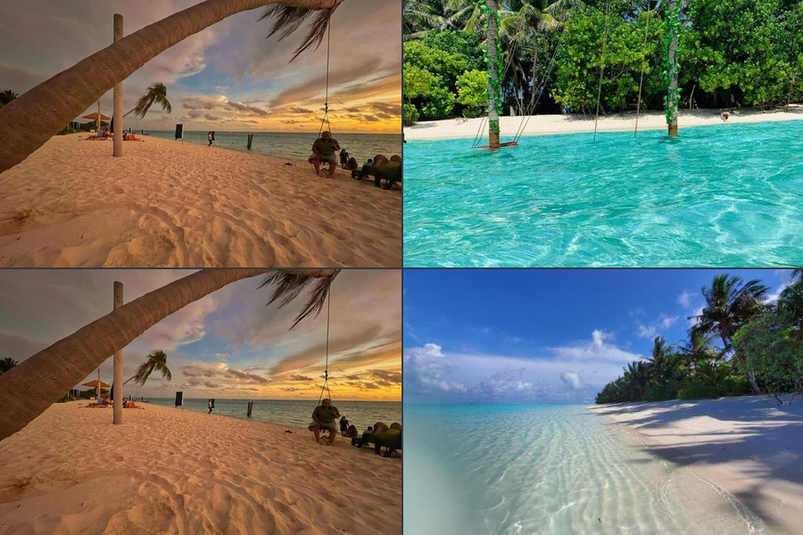 Thoddoo Sunny Beach 日落海灘景觀