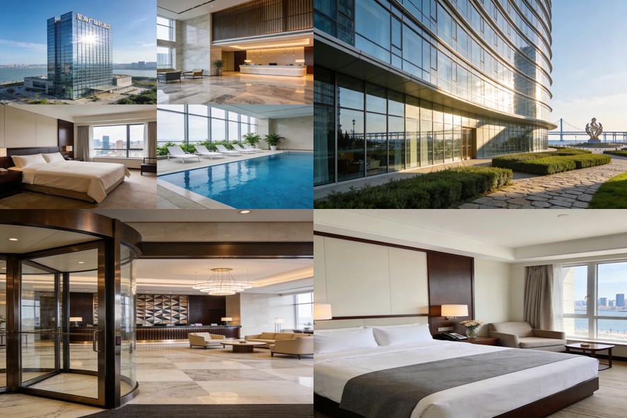 大連 Crowne Plaza Dalian Xinghai 大連星海皇冠假日酒店 合成圖