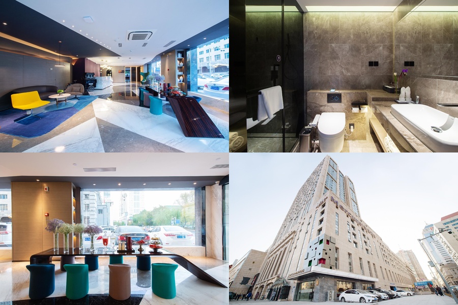哈爾濱中央大街 Mercure Harbin Central Street Sophia Church 美居哈爾濱中央大街索菲亞教堂 合成圖