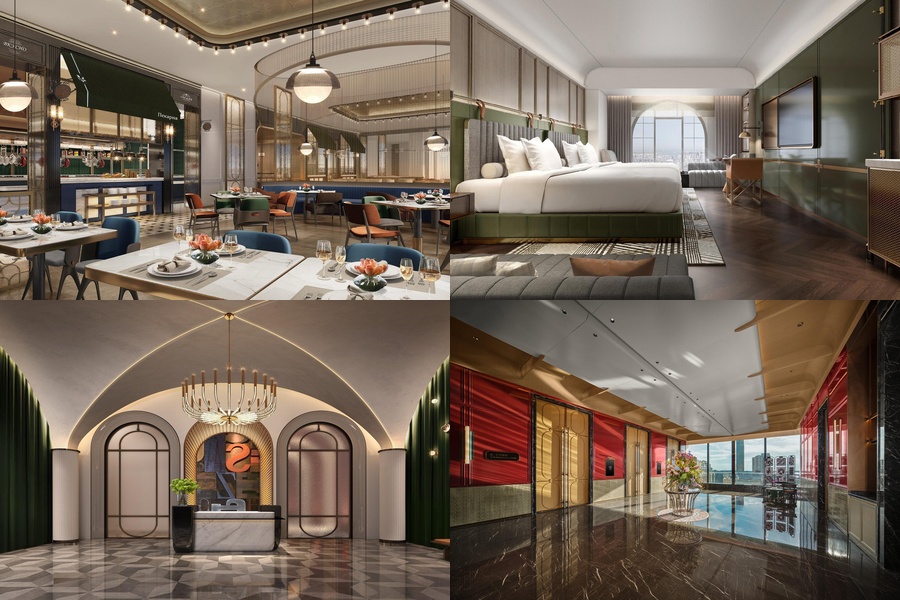 哈爾濱中央大街 Hotel Indigo Harbin Central Avenue 哈爾濱中央大街英迪格酒店 合成圖