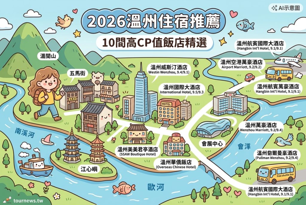 2026溫州住宿推薦｜10間高CP值飯店精選