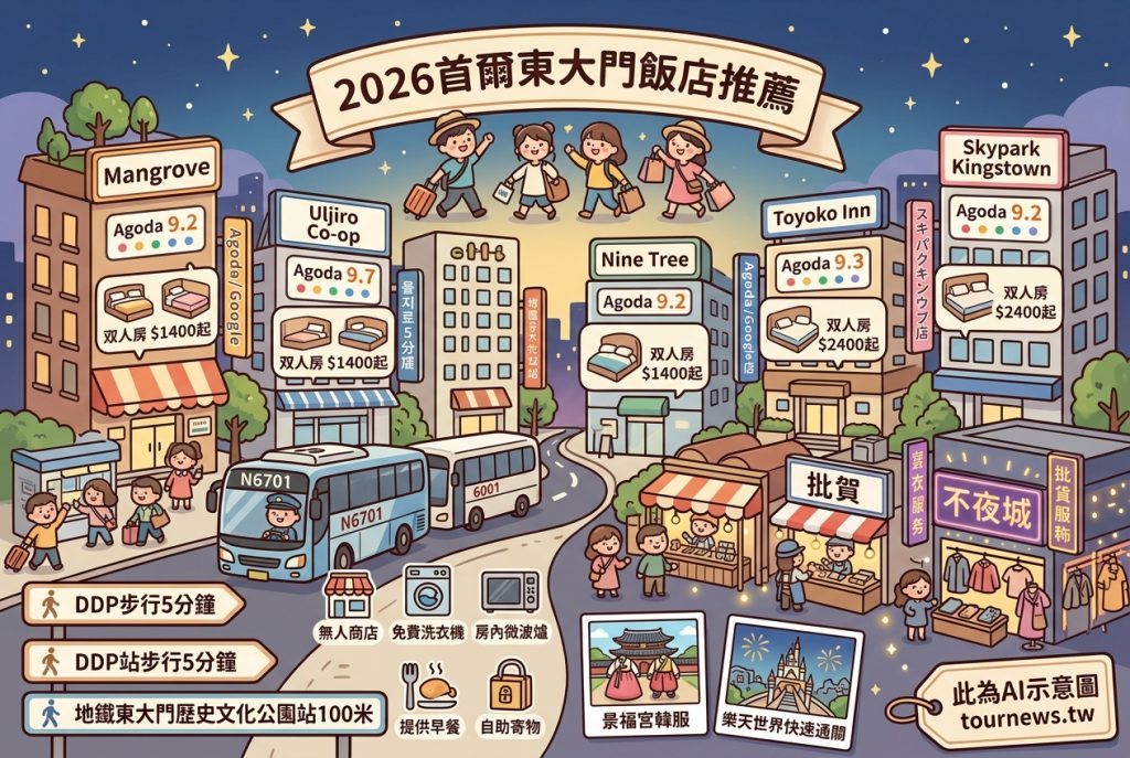 2026首爾東大門飯店推薦 》東大門人氣好評住宿15家 @去旅行新聞網