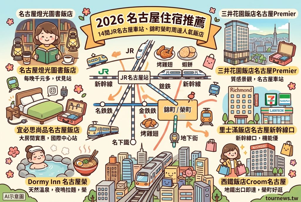 2026名古屋住宿推薦 14間JR名古屋車站、錦町榮町周邊人氣飯店 2026名古屋住宿推薦 14間JR名古屋車站、錦町榮町周邊人氣飯店 @去旅行新聞網