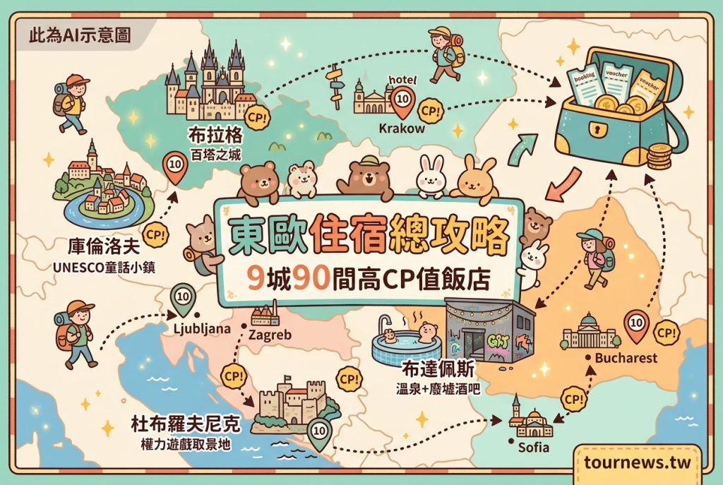東歐住宿總攻略|9城90間高CP值飯店,自由行住宿一次搞定 東歐住宿總攻略|9城90間高CP值飯店,自由行住宿一次搞定 @去旅行新聞網