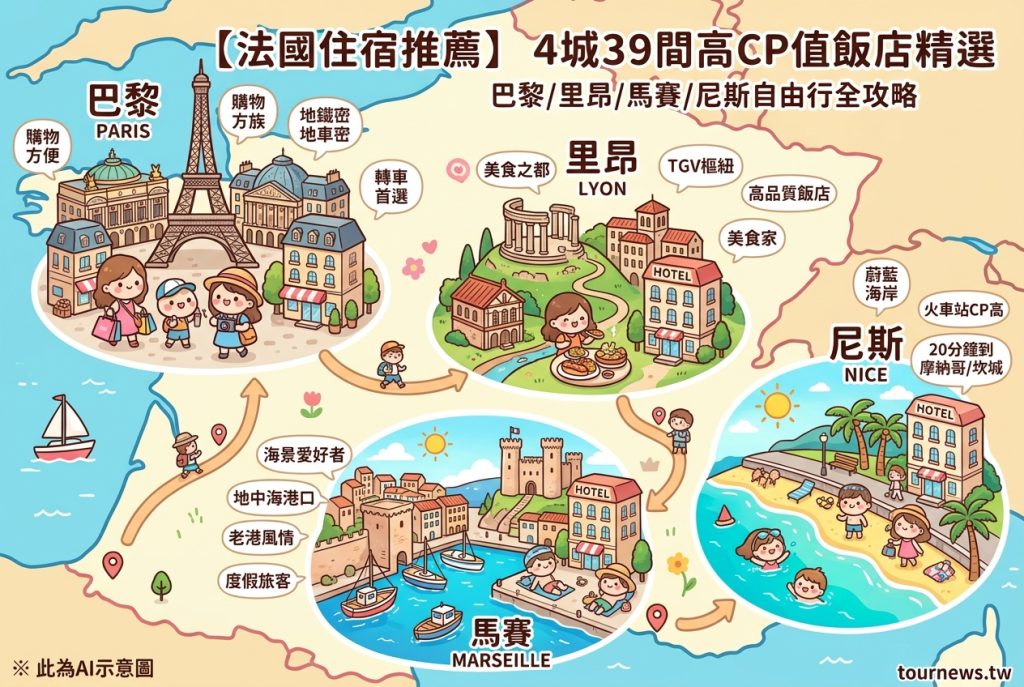 【法國住宿推薦】4城39間高CP值飯店精選,巴黎/里昂/馬賽/尼斯自由行全攻略 【法國住宿推薦】4城39間高CP值飯店精選,巴黎/里昂/馬賽/尼斯自由行全攻略 @去旅行新聞網
