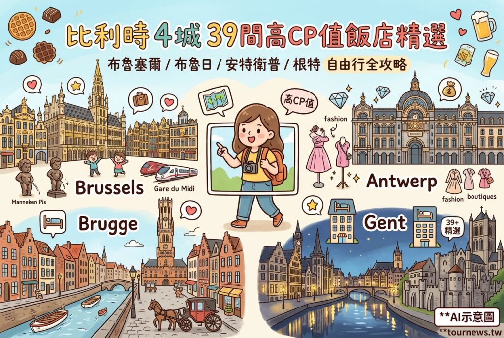 【比利時住宿推薦】4城39間高CP值飯店精選,布魯塞爾/布魯日/安特衛普/根特自由行全攻略 【比利時住宿推薦】4城39間高CP值飯店精選,布魯塞爾/布魯日/安特衛普/根特自由行全攻略 @去旅行新聞網