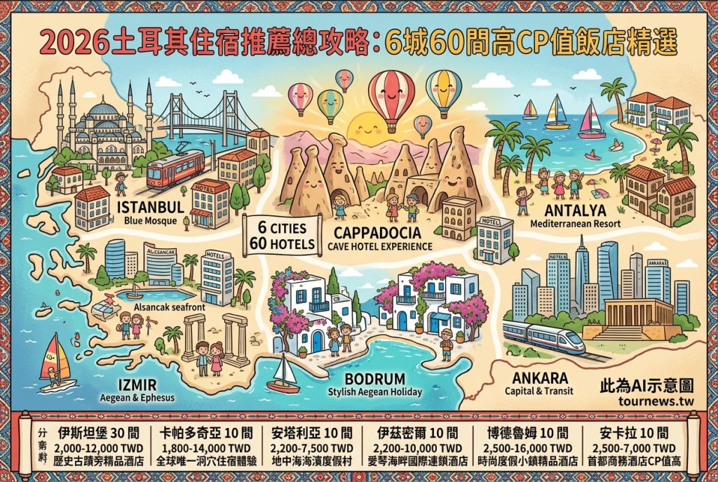 2026土耳其住宿推薦總攻略:6城60間高CP值飯店精選