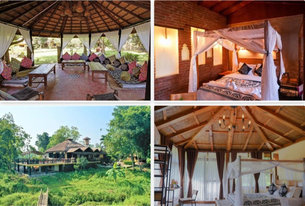薩帕納村小屋奇旺飯店 (Hotel Sapana Village Lodge Chitwan