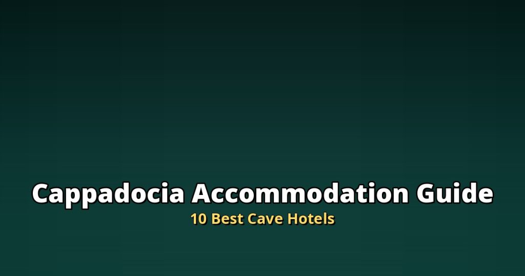 Cappadocia Accommodation Guide | 10 Best Cave Hotels @Tournews