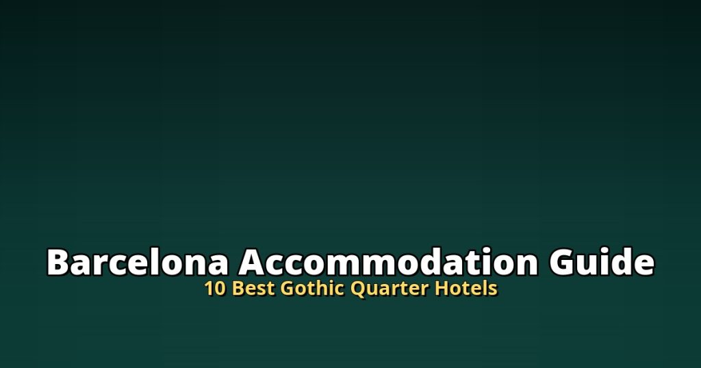 Barcelona Accommodation Guide | 10 Best Gothic Quarter Hotels @Tournews