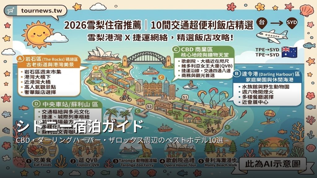 シドニー宿泊ガイド | CBD・ダーリングハーバー・ザロックス周辺のベストホテル10選 @Tournews