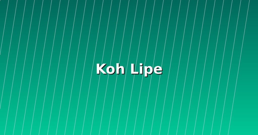 Koh Lipe Accommodation Guide | 10 Best Beach Resorts & Budget Hotels @Tournews