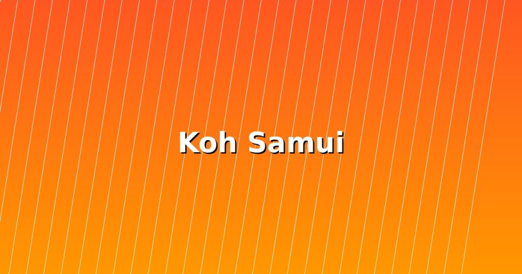 Koh Samui Accommodation Guide | 10 Best Beachfront & Budget Hotels @Tournews