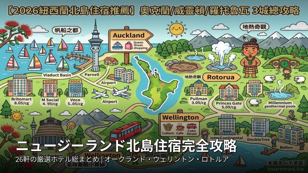 ニュージーランド北島住宿完全攻略 | 26軒の厳選ホテル総まとめ @Tournews