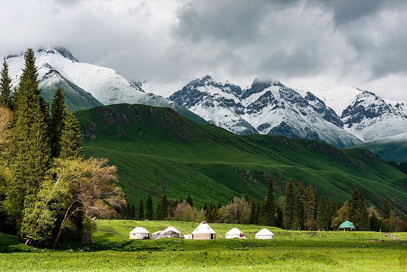 伊犁河谷草原雪山風光——伊寧周邊壯麗自然景觀