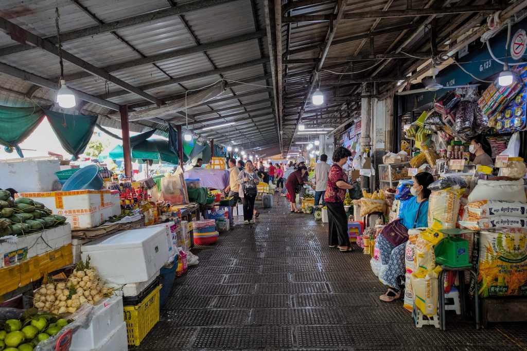 金邊夜市美食攤位