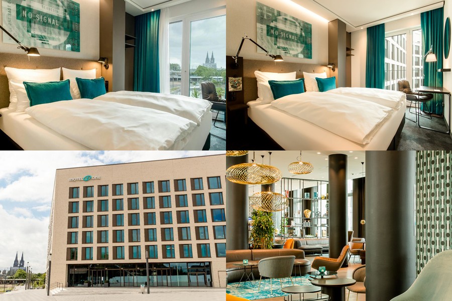 Motel One Koln-Messe room composite image