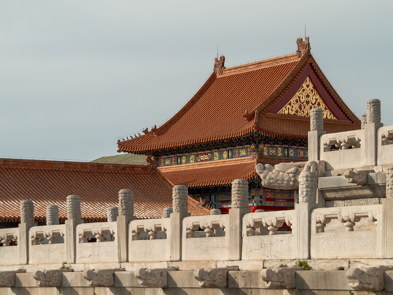北京 - Beijing Forbidden City Hall of Central Harmony terraces--RM-143736