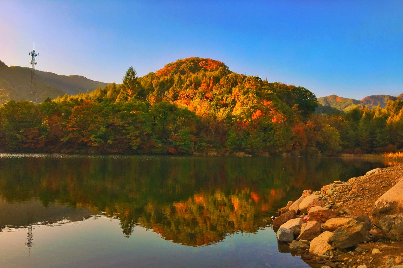 本溪湯溝溫泉石砌池景觀
