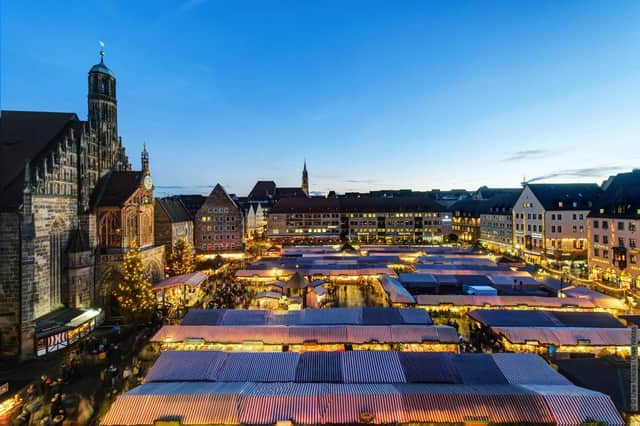 紐倫堡 Christkindlesmarkt 夜景