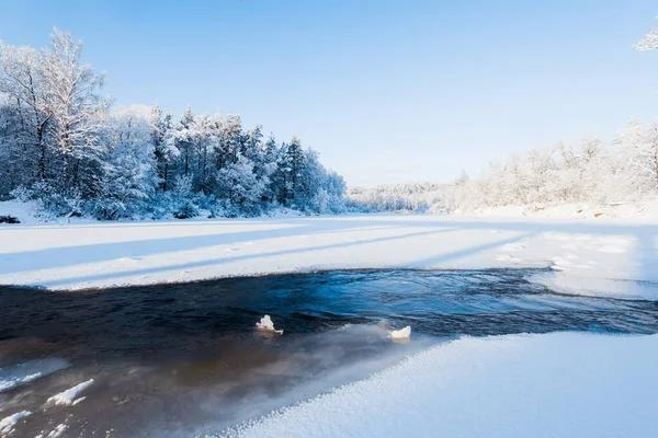 拉脫維亞Sigulda Gauja國家公園冬季河谷