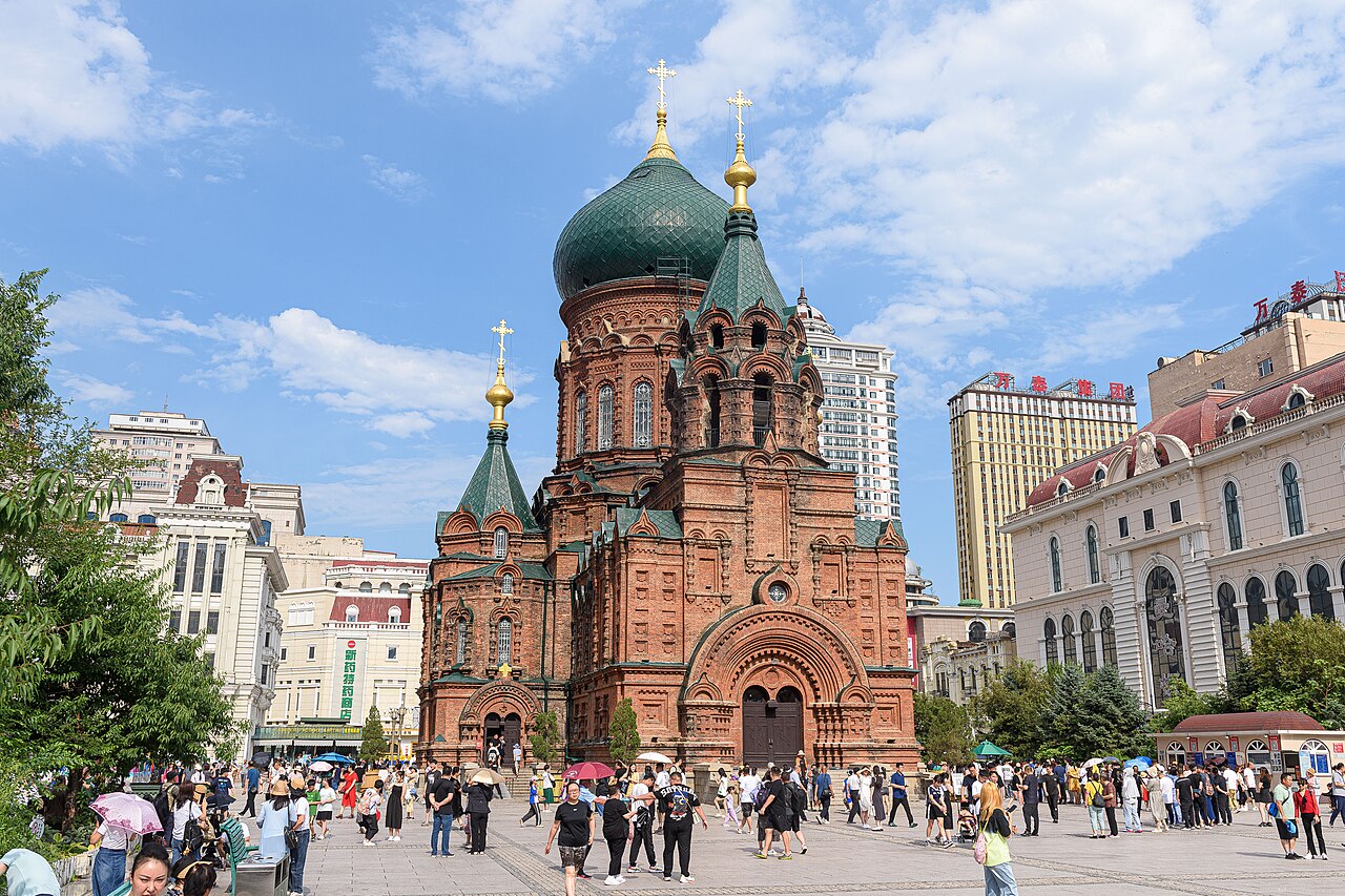 哈爾濱 - West facade of St. Sophia Cathedral, Harbin
