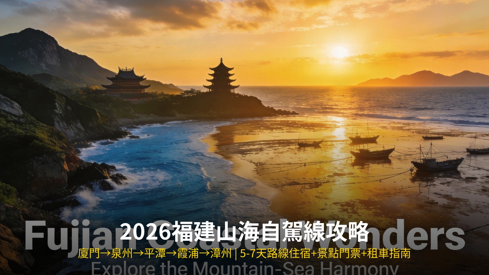 2026福建山海自駕線攻略|廈門泉州平潭霞浦漳州路線住宿+景點門票+租車指南 @Tournews