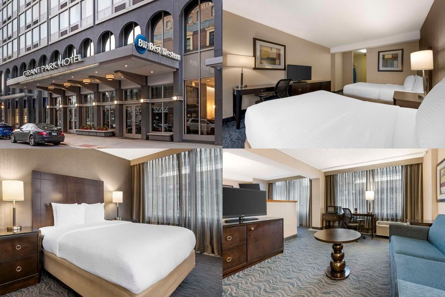 Best Western Grant Park Hotel room composite image