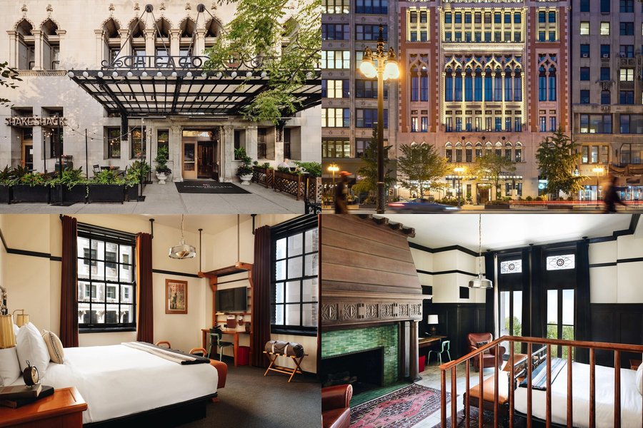 Chicago Athletic Association Hotel room composite image