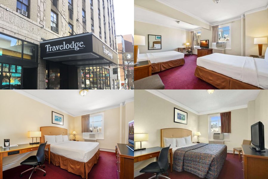 Travelodge by Wyndham Downtown Chicago room composite image
