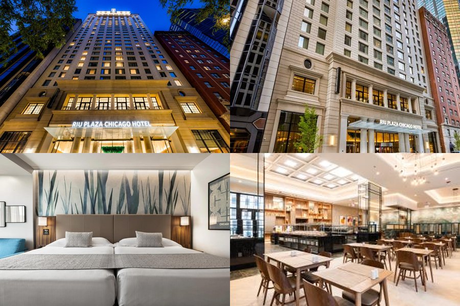 Hotel Riu Plaza Chicago room composite image