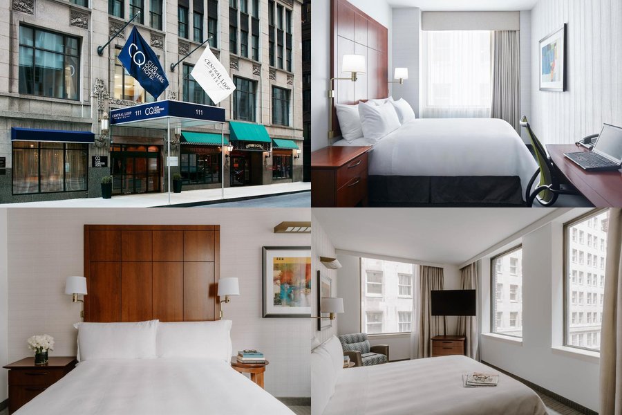 Club Quarters Hotel Central Loop room composite image